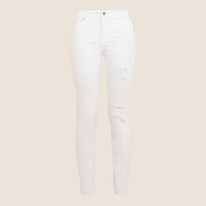 White jeans  Armani Exchange Women's, J01 Super Skinny Mid Rise Jeans